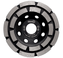 Чашка алмазная двухрядная KRUGO 115x22,23x5 мм CWD45A