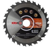 Пильный диск KRUGO 190x2,2/1,4x24Tx30 мм WA190024