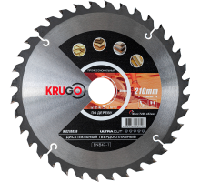 Пильный диск KRUGO 210x2,4/1,6x36Tx30 мм WA210036