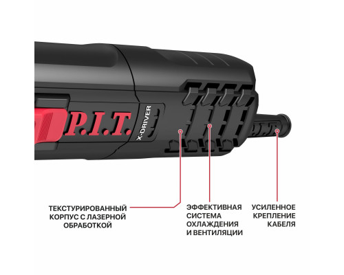 Шлифмашина угловая сетевая P.I.T. PWS125-C9