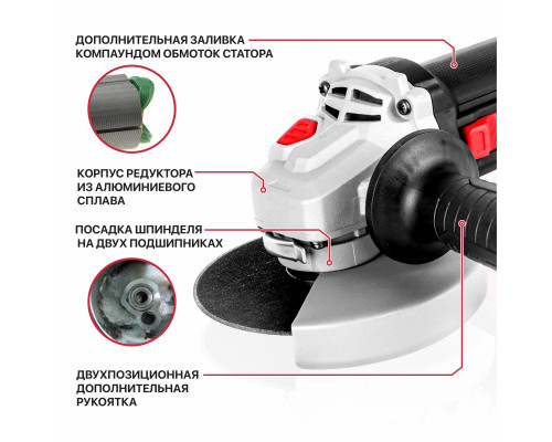 Шлифмашина угловая сетевая P.I.T. PWS125-C11