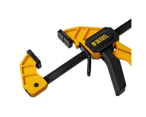 Струбцина Denzel F-образная, быстрозажимная, 300 х 55 мм, усиленный нейлоновый корпус 20502