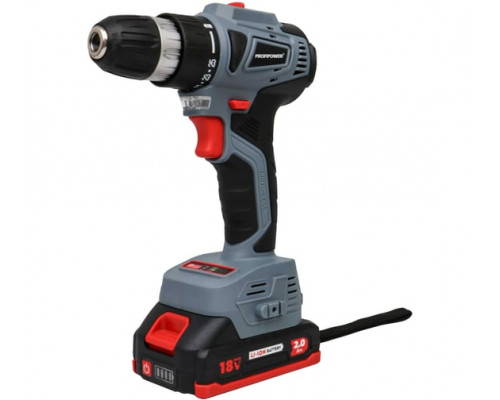 Аккумуляторный бесщеточный шуруповерт с набором Profipower MKBL-18BT E0147