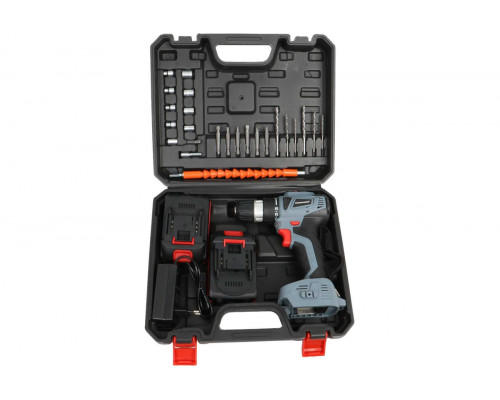 Аккумуляторный бесщеточный шуруповерт с набором Profipower MKBL-18BT E0147