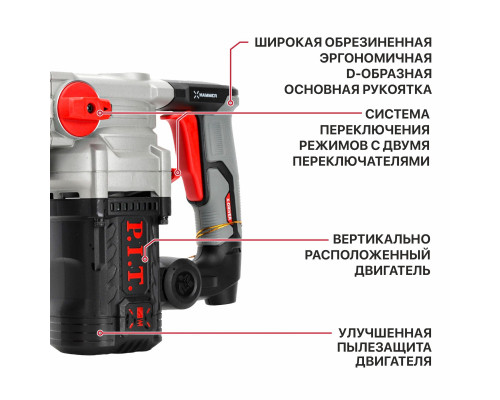Перфоратор SDS-Plus сетевой P.I.T. PBH26-C7