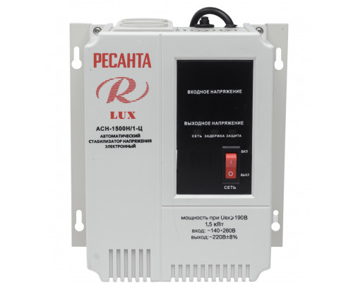 Стабилизатор напряжения Ресанта АСН-1500Н/1-Ц Lux 63/6/20