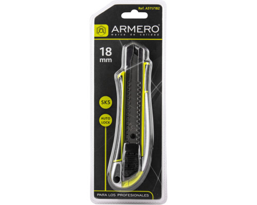 Нож ARMERO лезвие 18 мм A511/182