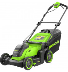 Аккумуляторная бесщеточная газонокосилка Greenworks GD40LM411 40 V без акк и з/у 2521007