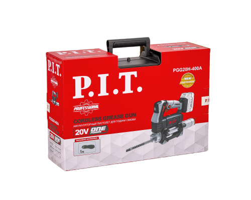 Пистолет смазочный аккумуляторный P.I.T. PGG20H-400A