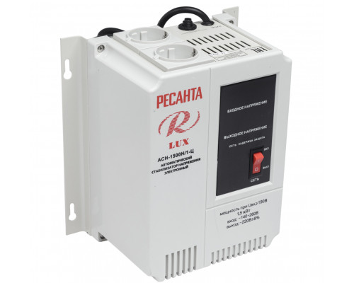 Стабилизатор напряжения Ресанта АСН-1500Н/1-Ц Lux 63/6/20