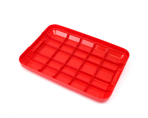 Ящик многофункциональный особопрочный СЛЕДОПЫТ Expedition Box, 30 л, 500х360х320 мм, черный/красный PF-EB-05