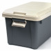 Ящик многофункциональный особопрочный СЛЕДОПЫТ Expedition Box, 40 л, 600х360х320 мм, графит/бежевый PF-EB-07
