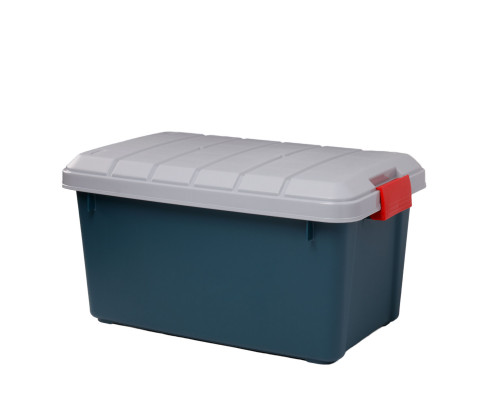 Ящик многофункциональный особопрочный СЛЕДОПЫТ Expedition Box, 40 л, 600х360х320 мм, зеленый/серый PF-EB-09