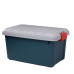 Ящик многофункциональный особопрочный СЛЕДОПЫТ Expedition Box, 40 л, 600х360х320 мм, зеленый/серый PF-EB-09