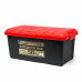 Ящик многофункциональный особопрочный СЛЕДОПЫТ Expedition Box, 50 л, 700х360х320 мм, черный/красный PF-EB-11