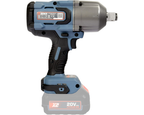 Гайковерт ударный аккумуляторный SENIX PDWX2-M5-EU KIT5