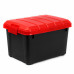 Ящик многофункциональный особопрочный СЛЕДОПЫТ Expedition Box, 30 л, 500х360х320 мм, черный/красный PF-EB-05