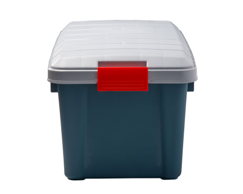 Ящик многофункциональный особопрочный СЛЕДОПЫТ Expedition Box, 50 л, 700х360х320 мм, зеленый/серый PF-EB-12