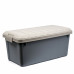 Ящик многофункциональный особопрочный СЛЕДОПЫТ Expedition Box, 50 л, 700х360х320 мм, графит/бежевый PF-EB-10