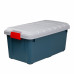 Ящик многофункциональный особопрочный СЛЕДОПЫТ Expedition Box, 50 л, 700х360х320 мм, зеленый/серый PF-EB-12