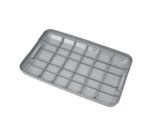 Ящик многофункциональный особопрочный СЛЕДОПЫТ Expedition Box, 40 л, 600х360х320 мм, зеленый/серый PF-EB-09