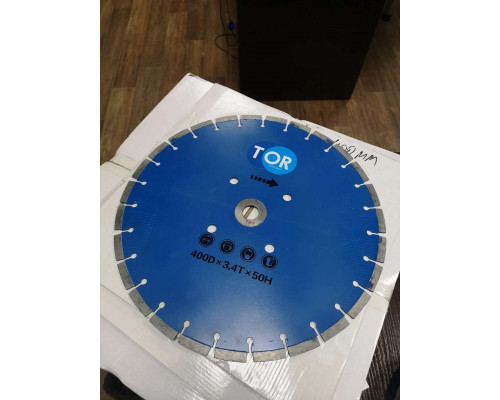 Диск по бетону для швонарезчиков TOR HQR500A-2 (E) 400Dx3,6Tx50H (Cutter Disc 400 мм) 1019724