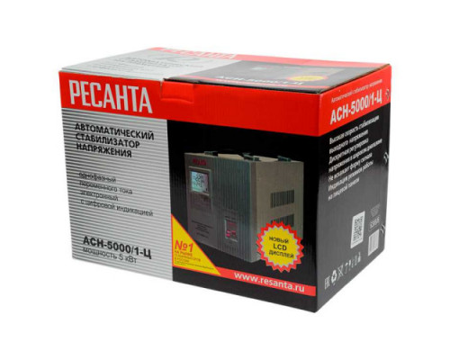 Стабилизатор напряжения РЕСАНТА АСН-5000/1-Ц 63/6/6
