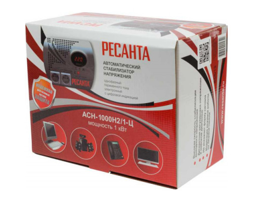 Стабилизатор напряжения Ресанта АСН-1000Н2/1-Ц Lux 63/6/13