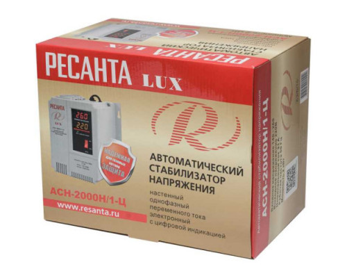 Стабилизатор напряжения Ресанта АСН-2000Н/1-Ц Lux 63/6/15