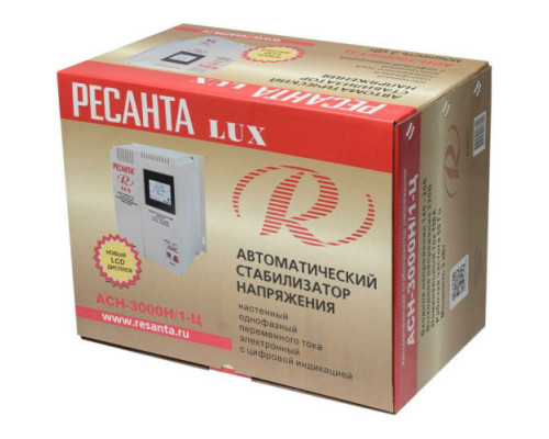 Стабилизатор напряжения Ресанта АСН-3000Н/1-Ц Lux 63/6/21