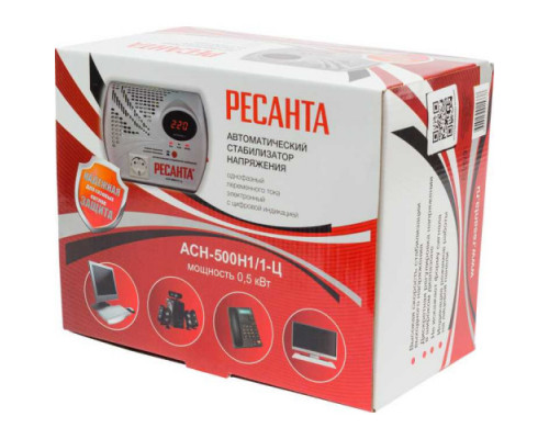 Стабилизатор напряжения Ресанта АСН-500Н/1-Ц Lux 63/6/9