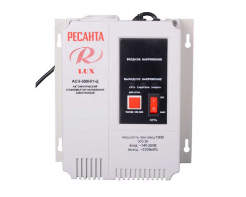 Стабилизатор Ресанта АСН-500Н/1-Ц LUX 63/6/39