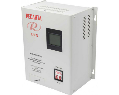 Стабилизатор напряжения Ресанта АСН-8000Н/1-Ц Lux 63/6/17
