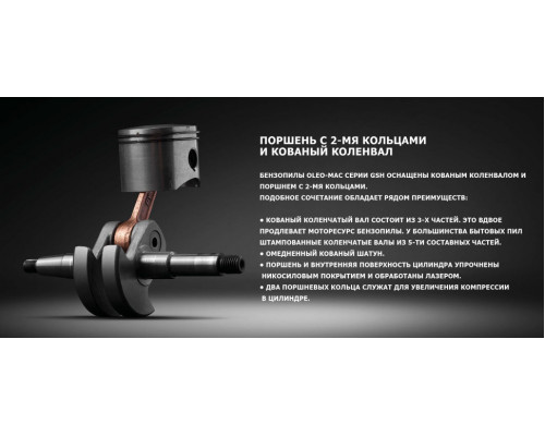 Бензопила Oleo-Mac GSH 51 EASY START 5031-9020E1