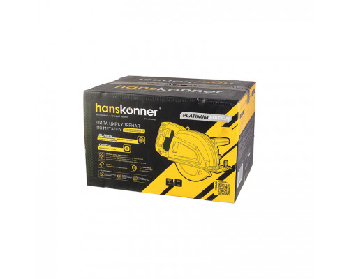 Пила дисковая циркулярная по металлу Hanskonner PLATINUM HCS50185TP