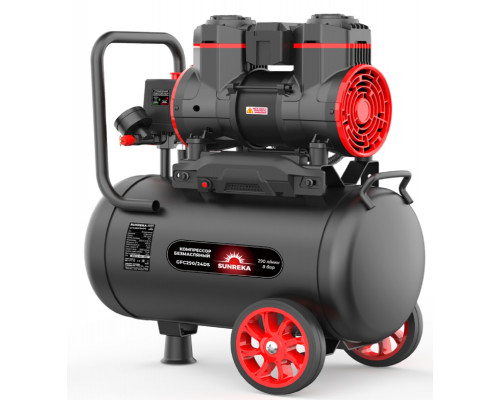 Компрессор поршневой безмасляный SUNREKA GFC290/24DS малошумный 216113