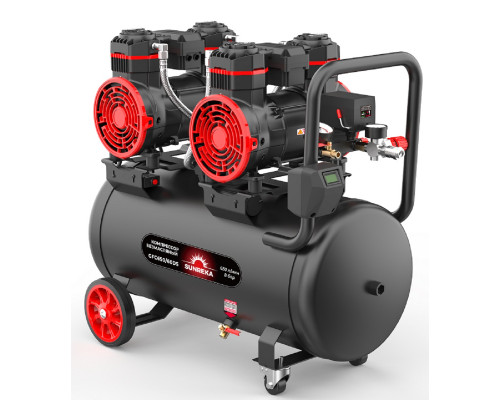Компрессор поршневой безмасляный SUNREKA GFC650/60DS малошумный 216118