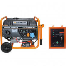 Электростанция VILLARTEC бензиновая и блок автоматики GG8300ЕВС