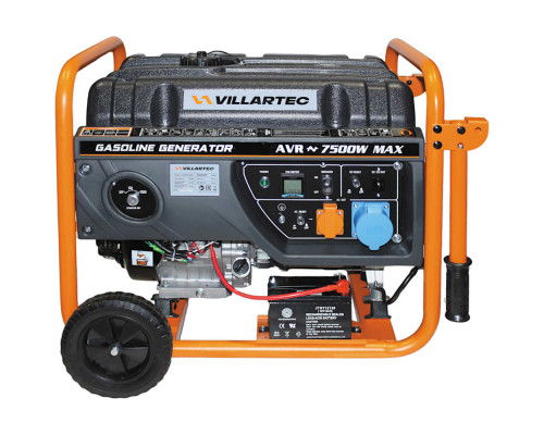 Электростанция VILLARTEC бензиновая и блок автоматики GG8300ЕВС