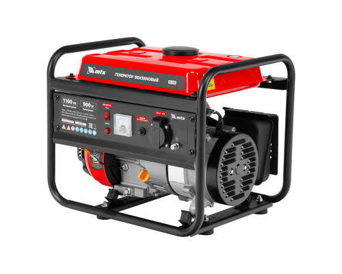 Генератор бензиновый MTX RS-1500, 1,1кВт, 230В, ручной стартер 946175
