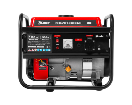 Генератор бензиновый MTX RS-1500, 1,1кВт, 230В, ручной стартер 946175