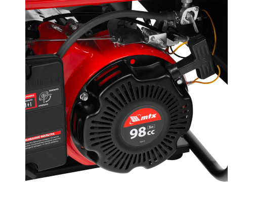 Генератор бензиновый MTX RS-1500, 1,1кВт, 230В, ручной стартер 946175