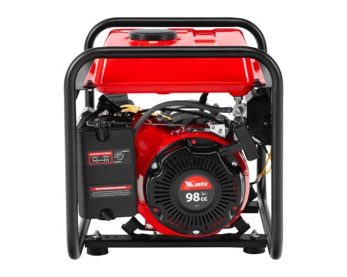 Генератор бензиновый MTX RS-1500, 1,1кВт, 230В, ручной стартер 946175