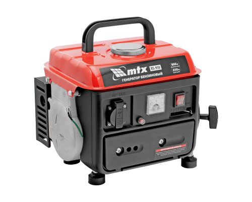 Генератор бензиновый MTX RS-950, 0,8 кВт, 230 В, 2-х такт., 4 л, ручной стартер 946650