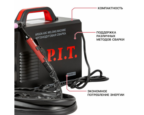 Аппарат аргонодуговой сварки P.I.T. PTIG200-C1 Аппарат аргонодуговой сварки P.I.T. PTIG200-C1