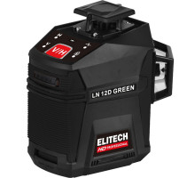 Лазерный уровень ELITECH HD LN 12D GREEN