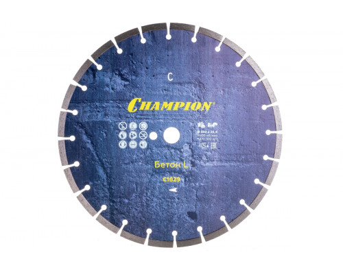 Диск алмазный CHAMPION Concremax L 350х25.4 мм C1629