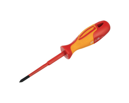 Диэлектрическая отвертка PH0х75 мм, CrMo, до 1000 В GROSS 12946