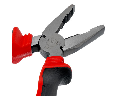 Плоскогубцы комбинированные MATRIX 180 мм, хром-ванадий, двухкомпонентные рукоятки 17091