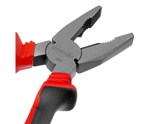 Плоскогубцы комбинированные MATRIX 200 мм, хром-ванадий, двухкомпонентные рукоятки 17092